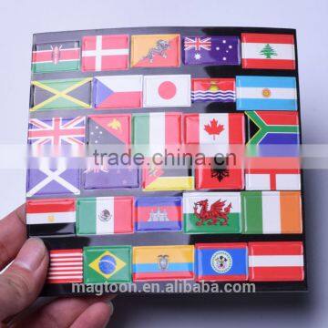 2015 custom die cut EVA magnetic national and cities flag