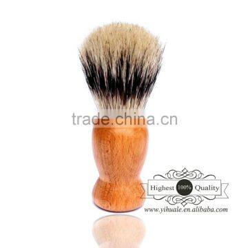 hot sale pure bristle shaving brush for men's personal shaving beard with pure wooden handle