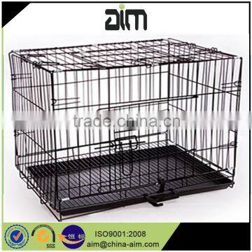 Beautifully pet cages for sale with black color PVC coated (ISO)