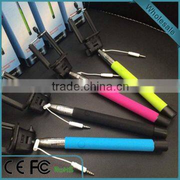 wired selfie stick china factory direct with wholesale price