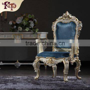 italian style furniture baroque cracking paint handcraft dining chair armchair