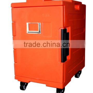 82LTR catering mobile food cart insulated food cart warm food moving box