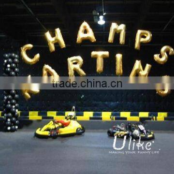 Golden Foil Balloons Letter Shaped Foil Balloons Inflatable Letter Foil Balloons