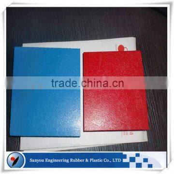 Double colored and textured plastic hdpe panel