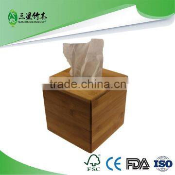 wholesale eco-friendly bamboo tissue box