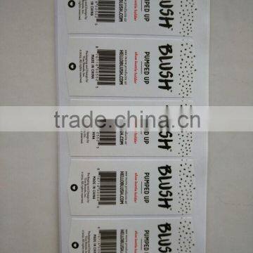 OEM heat sensitive thermal barcode label and removable sticker shipping label