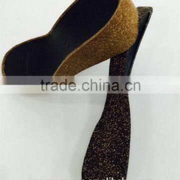 wooden shoe heels ladies fancy shoes high heel eva cork heels for shoe makers