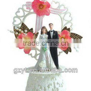 Roman Wedding Cake Topper Figurine Loving Wedding Couple Figurine