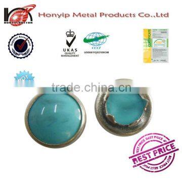 Fashiona Brass Enamel Pearl Prong Snap Button For Garment /plastic Bag/shoes/wallet