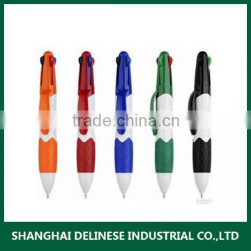 multi color plastic ballpoint pen for kids