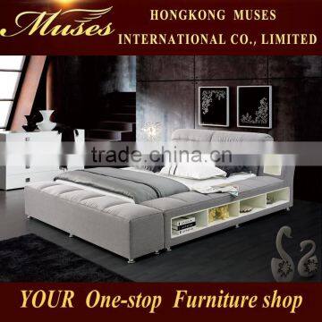 MUSES drawer bed modern bedroom furniture king size bed bedside table furniture bed B800132