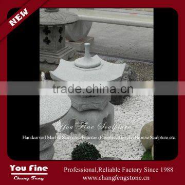 Garden Outdoor Decoration Hand Carved Granite Lamps