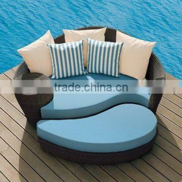 Garden furniture rattan living sofa/ outdoor rattan furniture alibaba china market