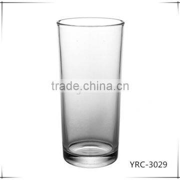 Simple thin highbann glass water cup for home