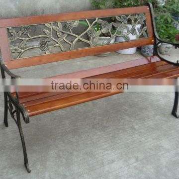 wooden and cast iron garden furniture ,outdoor bench ,garden bench