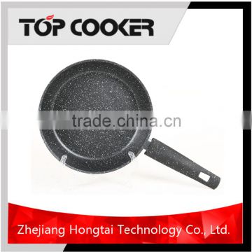 Forged aluminum marble coating frying pan