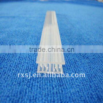 transparent PVC co-extrusion clamp band for glass