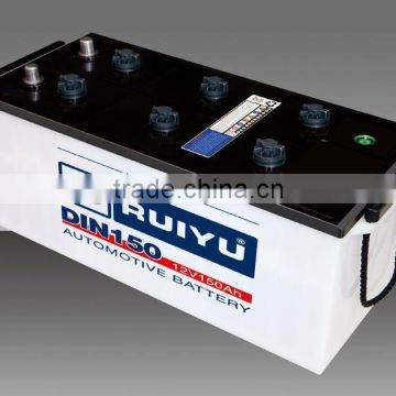 dry charged 100ah low maintenance free car battery