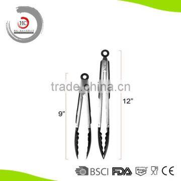 2015 Made in China 2PCS Stainless Steel Food Tongs