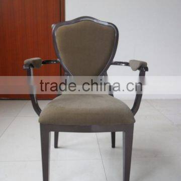 Wholesale hotel banquet chair with armrest