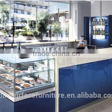 Modern and simple restaurant food display counter