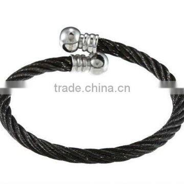 Stainless Steel Bracelets Bangles Rope Design Open Cuff Bracelet veneers