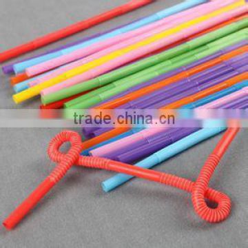 lovely novelty crazy straws , flexible plastic drinking straws