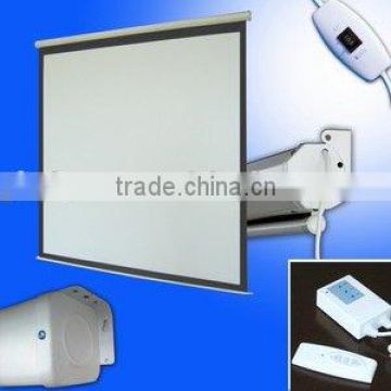 electric remote projection screen