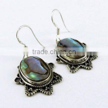 Spiderweb !! Abalone Shell 925 Sterling Silver Earring, Wholesale Silver Jewelry, Silver Jewelry Supplier