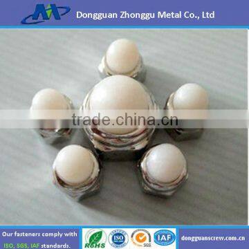 stainless steel DIN985 HEX DOMED CAP NUTs