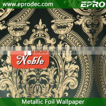 Administration new metallic foil wallpaper for house