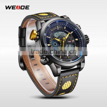 Weide Genuine Leather Watch Strap Sport Watch Digital Analog Watches Made in China photo-3