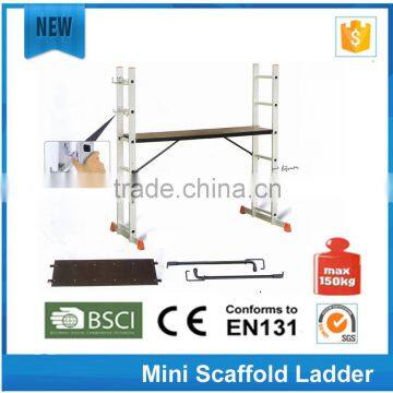 Aluminium deck ladder WYAL-1018 with EN131/CE/horizontal ladder