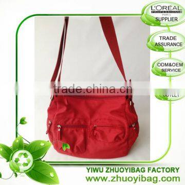 New Fashion Women's shoulder bag Nylon fabric Hot Red