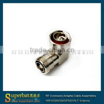 7/16 din adapter Plug to Jack right angle connector adapter