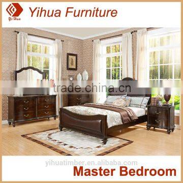 Yihua Australian Style Wood Furniture Design Queen Size Bed