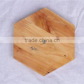 Environment protecting wooden roll paper box