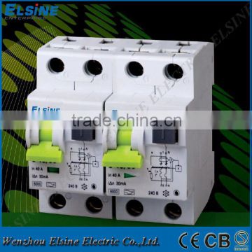 10KA 2P 40A FL7-40 Electronic type RCBO Residual Current Operated Circuit Breakers with intergal Overcurrent Protection