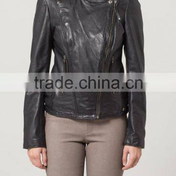 ladies sheep skin leather jacket