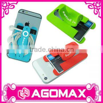 With private label promotional gift for iPhone 5 stand with wallet