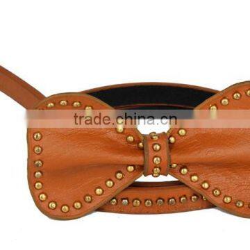 2014 Korean Fashion Ladies PU Rivet Bowknot Belt SWF-W15062925 photo-4