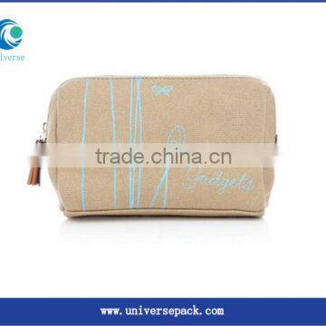 Popular custom made canvas makeup pouch