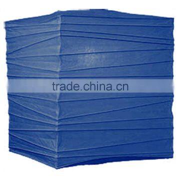 Navy Blue 12 Inch Square Premium Chinese Paper Lantern for holiday party decor