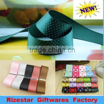 2016 Newest grosgrain ribbon with customer design for Christmas gifts