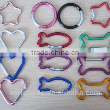 hot selling fish shaped carabiner