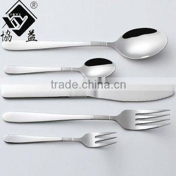 Stainless Steel Metal Handle Cutlery Set