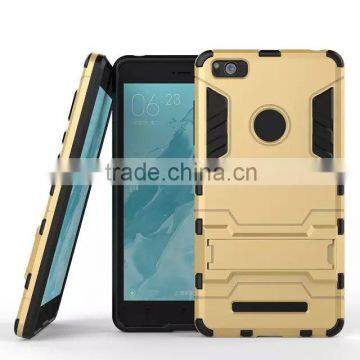 Iron-Bear Stand Rugged Hybrid Armor Phone Case Back Cover For Xiaomi Mi4c photo-2