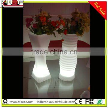 LED Furniture KD-F879 Outdoor LED Light Plastic Sofa for Garden