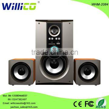 2.1 Multimedia wireless home speaker music system with bluetooth