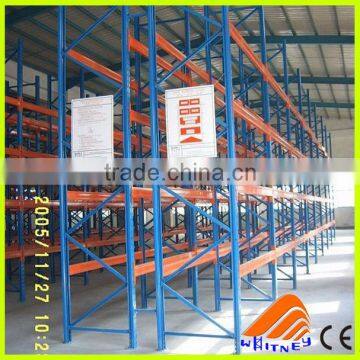 Powder coated metal pallet storage rack